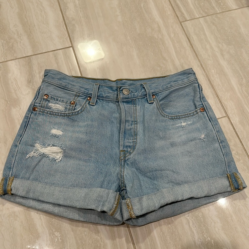 Levi’s 501 Light Denim Shorts